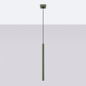 Sollux Lighting Pendant lamp PASTELO 1 olive green