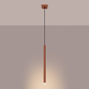 Sollux Lighting Pendant lamp PASTELO 1 red ochre