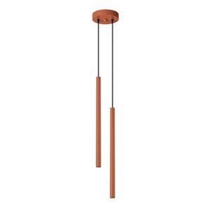 Sollux Lighting Hanglamp PASTELO 2 rood oker