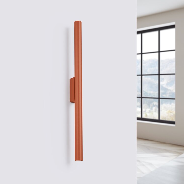 Sollux Lighting Wandlamp PASTELO 2 rood oker