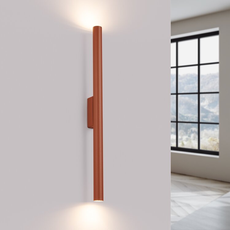 Sollux Lighting Wall lamp PASTELO 2 red ochre