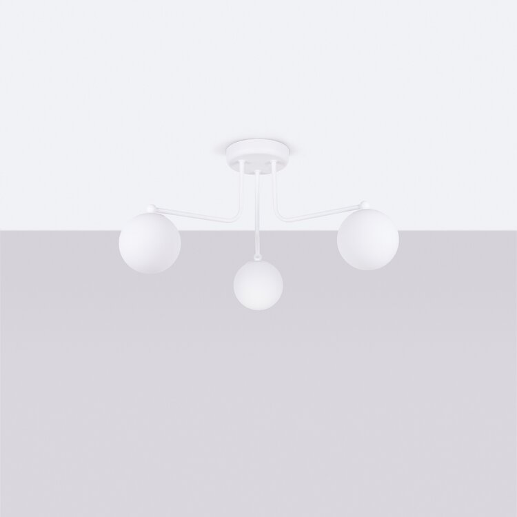 Sollux Lighting Kronleuchter ASTRAL 3 weiß