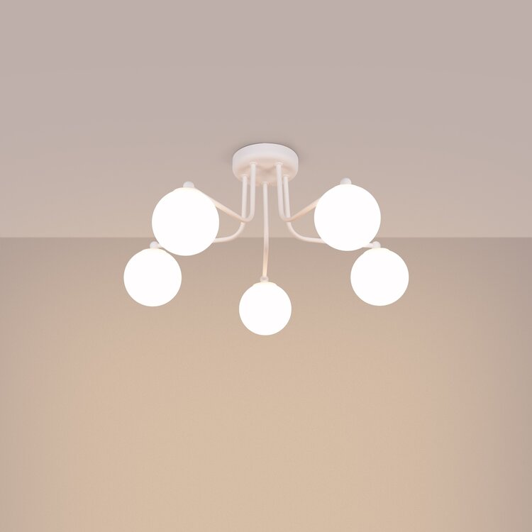 Sollux Lighting Chandelier ASTRAL 5 white