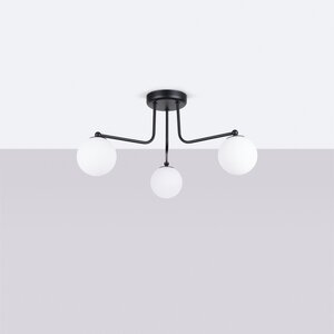 Sollux Lighting Kroonluchter ASTRAL 3 zwart