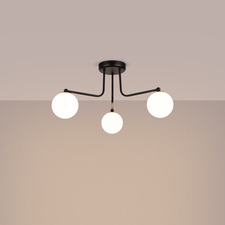 Sollux Lighting Chandelier ASTRAL 3 black