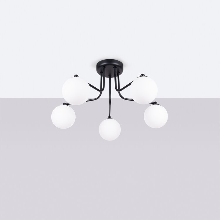 Sollux Lighting Chandelier ASTRAL 5 black