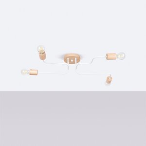 Sollux Lighting Kroonluchter TIMBO 4 wit