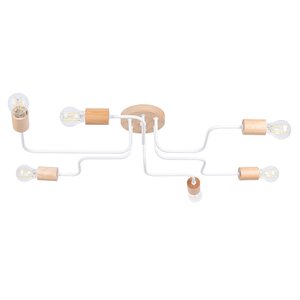 Sollux Lighting Chandelier TIMBO 6 white