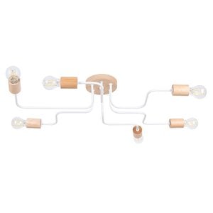 Sollux Lighting Kronleuchter TIMBO 6 weiß