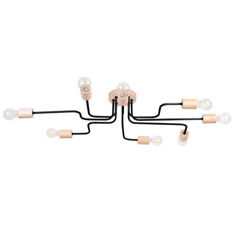 Sollux Lighting Chandelier TIMBO 8 black