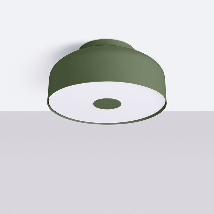 Sollux Lighting Ceiling lamp OMIQ olive green