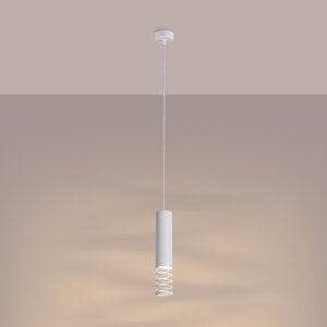 Sollux Lighting Pendelleuchte LAMI 1 weiß