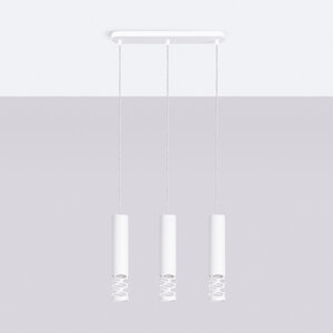 Sollux Lighting Pendant lamp LIRO 3L white