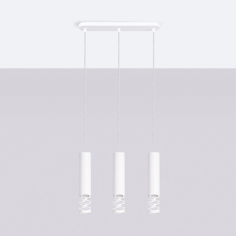 Sollux Lighting Pendant lamp LIRO 3L white