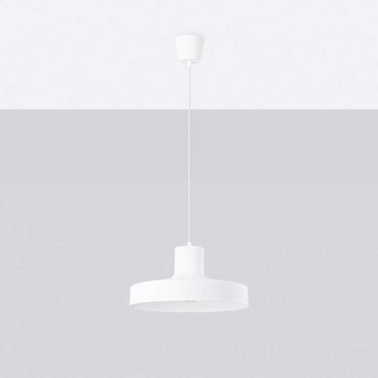 Sollux Lighting Pendant lamp BILO bia?a
