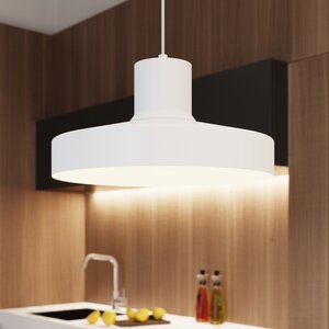 Sollux Lighting Pendant lamp BILO bia?a