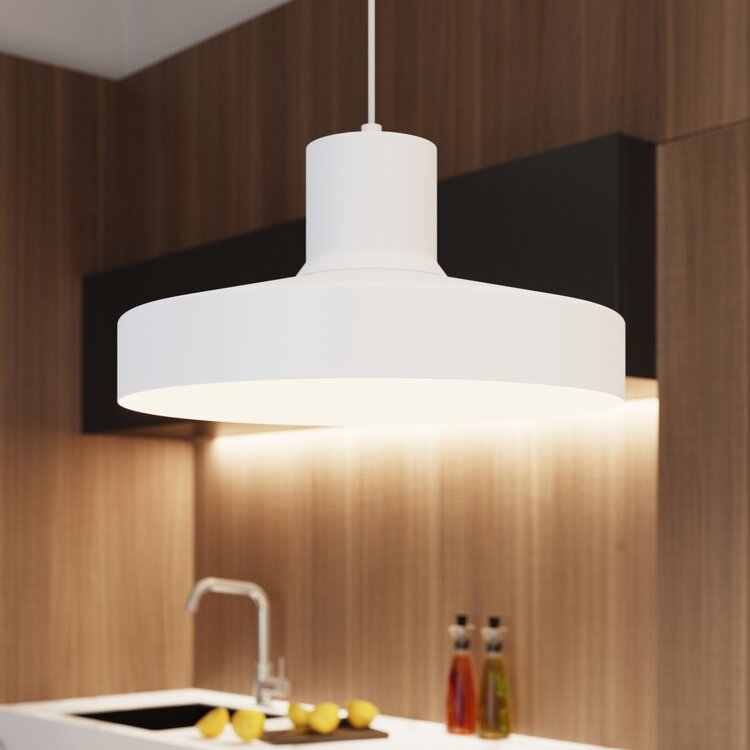 Sollux Lighting Pendant lamp BILO bia?a