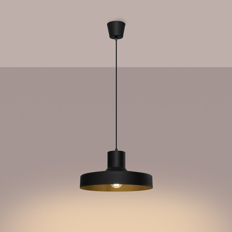 Sollux Lighting Pendant lamp BILO black