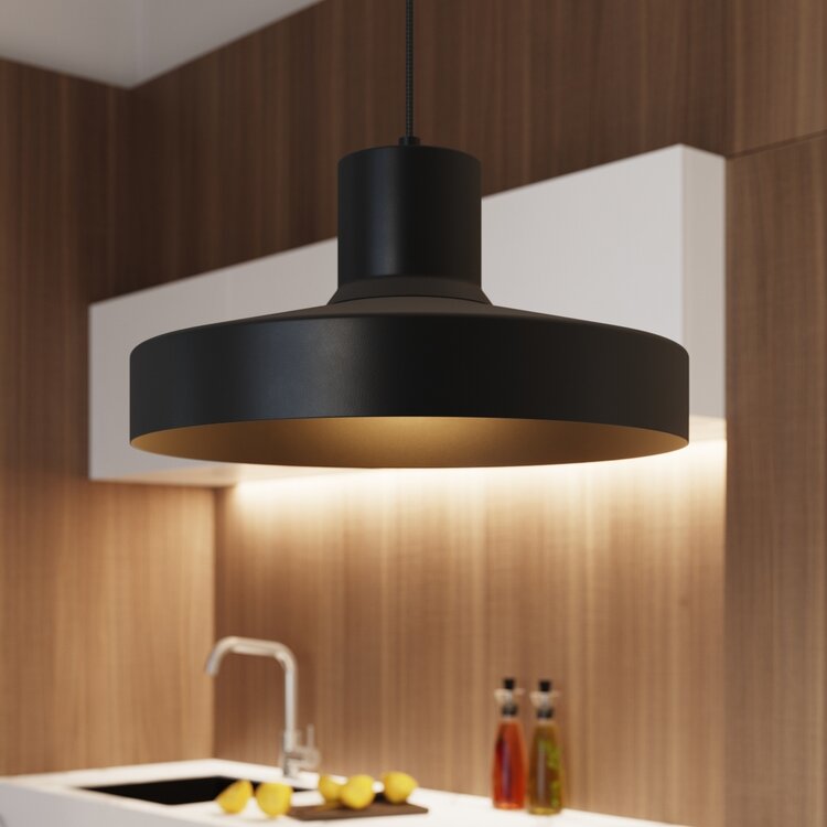Sollux Lighting Pendant lamp BILO black