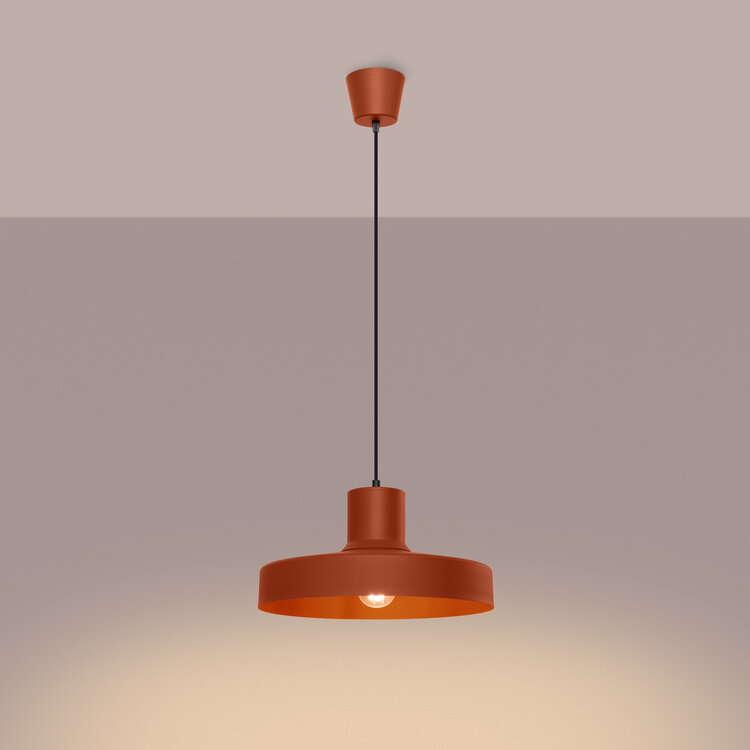 Sollux Lighting Pendant lamp BILO red ochre