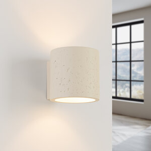 Sollux Lighting Wandlamp ORBIS beton beige