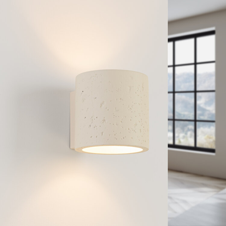 Sollux Lighting Wandleuchte ORBIS beton beige