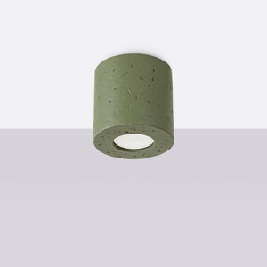 Sollux Lighting Plafond ORBIS beton olivgrün