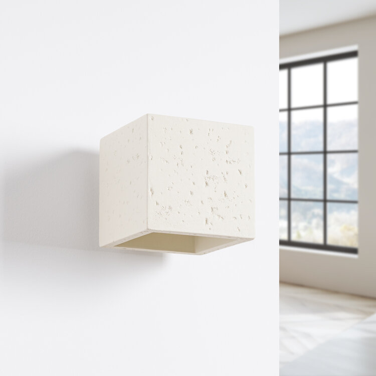Sollux Lighting Wall lamp QUAD concrete beige