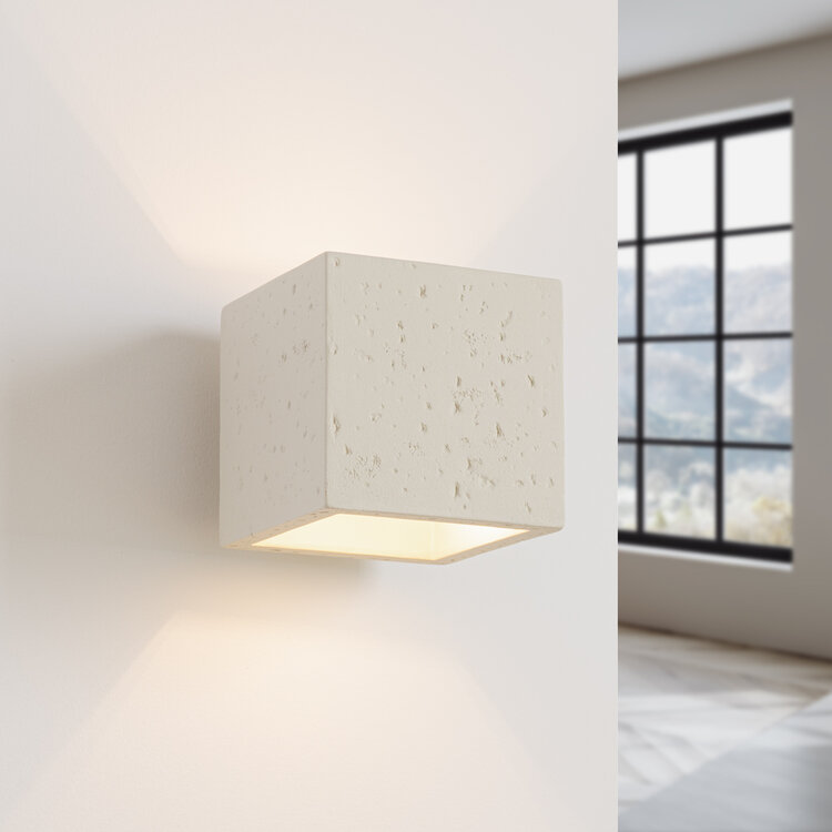 Sollux Lighting Wall lamp QUAD concrete beige