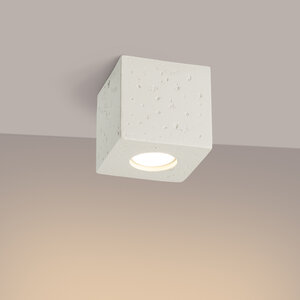 Sollux Lighting Ceiling lamp QUAD concrete beige