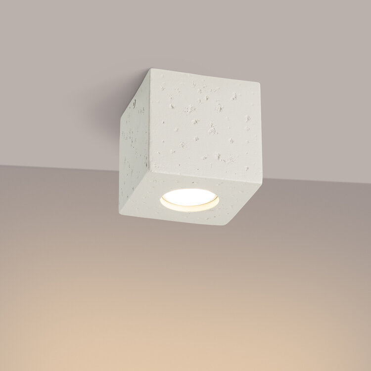 Sollux Lighting Plafondlamp QUAD beton beige