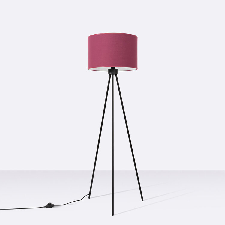 Sollux Lighting Vloerlamp NEVIA bordeaux