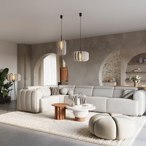 Sollux Lighting Pendant lamp MULA 27 beige