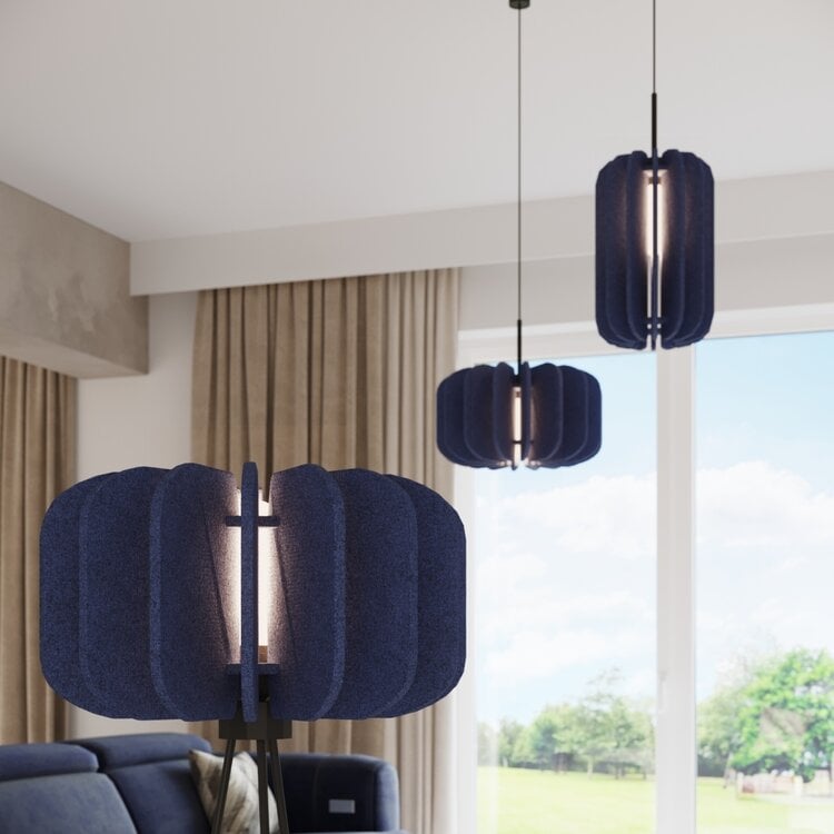 Sollux Lighting Pendant lamp MULA 45 navy