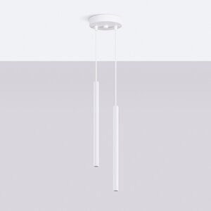 Sollux Lighting Pendant lamp ARCHE 2P white