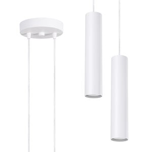 Sollux Lighting Hanglamp LAGOS 2P wit