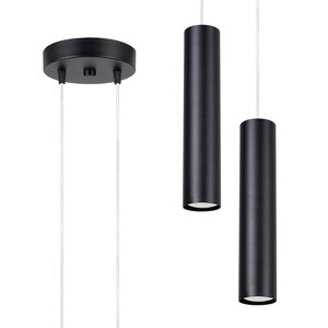 Sollux Lighting Pendant lamp LAGOS 2P black