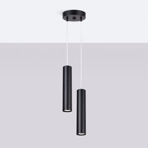 Sollux Lighting Pendant lamp LAGOS 2P black