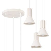 Hanglamp ESTRIA 3P beige