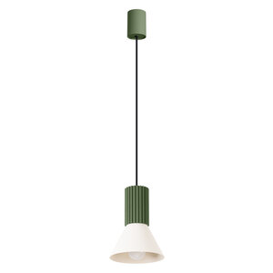 Sollux Lighting Pendant lamp ESTRIA 1 beige/olive green
