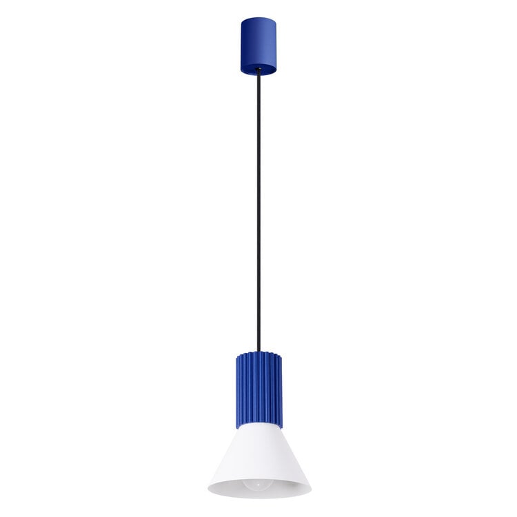 Sollux Lighting Pendant lamp ESTRIA 1 white/ultramarine