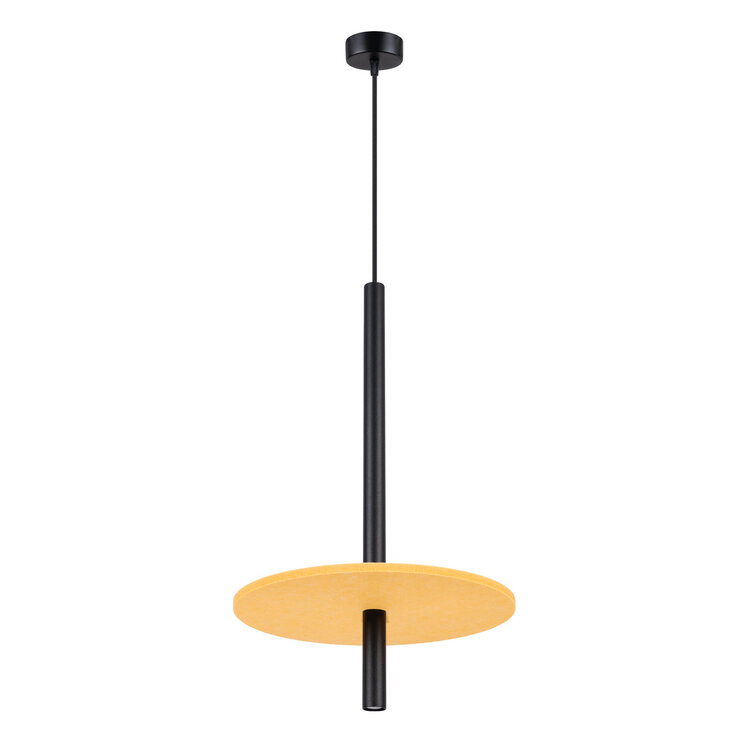 Sollux Lighting Pendant lamp FELTRO 1 black/yellow