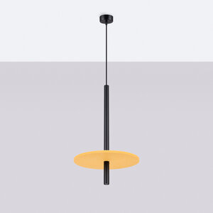 Sollux Lighting Pendant lamp FELTRO 1 black/yellow
