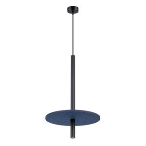 Sollux Lighting Pendelleuchte FELTRO 1 schwarz/marineblau