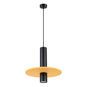 Sollux Lighting Pendant lamp PELTA 1 black/yellow