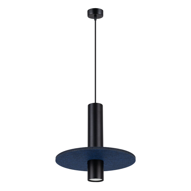 Sollux Lighting Hanglamp PELTA 1 zwart/navy