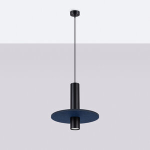 Sollux Lighting Pendant lamp PELTA 1 black/navy