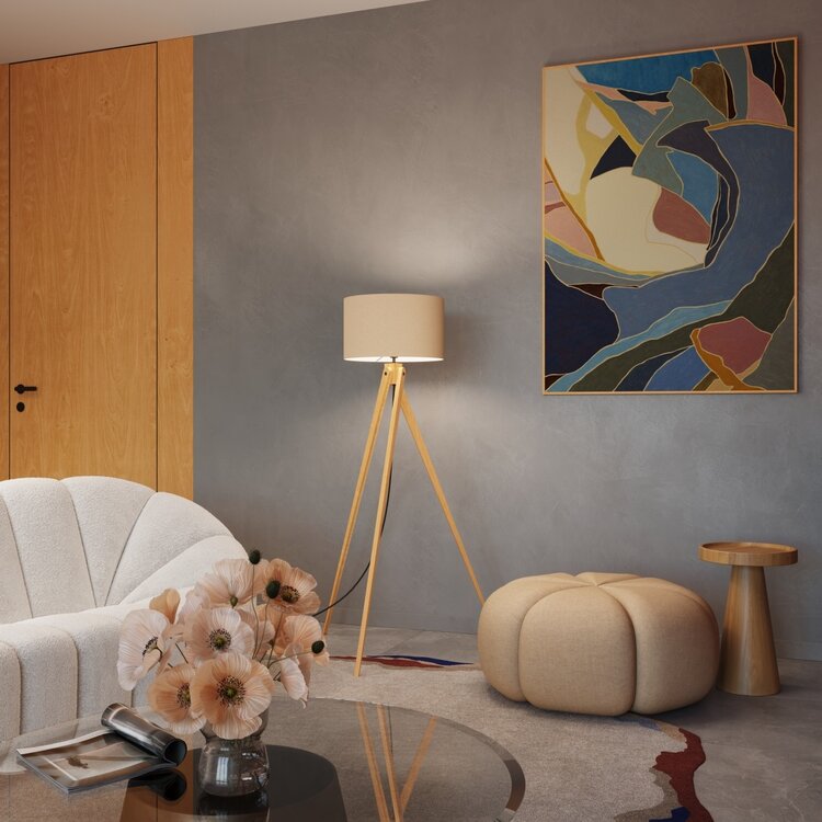 Sollux Lighting Staande lamp NATT beige