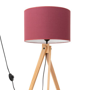 Sollux Lighting Staande lamp NATT bordeaux