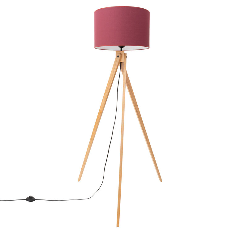 Sollux Lighting Staande lamp NATT bordeaux